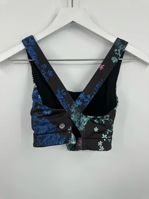 Lululemon Petal Pop In A Flash Sports Bra Size 6 Gym Training Pilates thumbnail 3