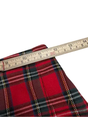 Brandy Melville Red Tartan Plaid Mini Skirt XXS 00 0 Y2K Preppy Coquette Rare thumbnail 11