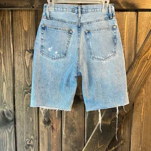 FRAME NWT High Rise Bermuda Jean Shorts‎ thumbnail 5