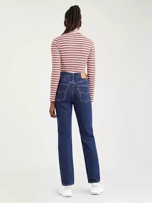 Levi's 70's High Slim Straight Jeans in Dark‎ able Size 25 thumbnail 3