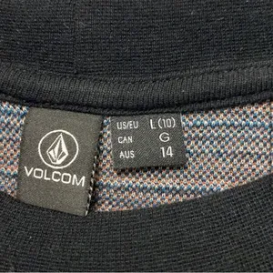Volcom striped short sleeve center tie crew neck top thumbnail 4