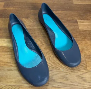 Oka.B Jelly Taylor Ballet Flats Shoes Women's 9 Gray Comfort Slip On Round Toe thumbnail 1