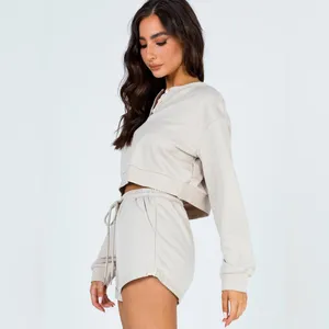 Princess Polly Rise & Lounge Shorts in Beige Size 4 New with tags thumbnail 4
