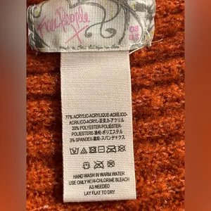 Free People Vibrant Orange Knit Accessory thumbnail 5
