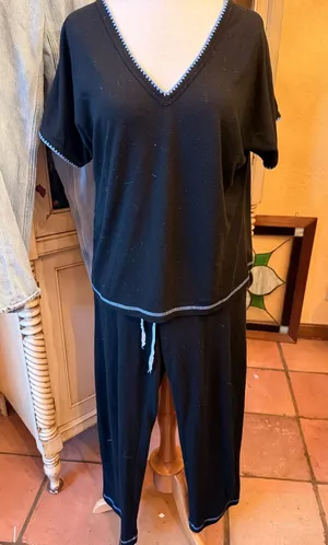 Cruz Pajama Set Black Size L thumbnail 1