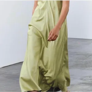Zara ZW Collection Midi Green Dress thumbnail 3