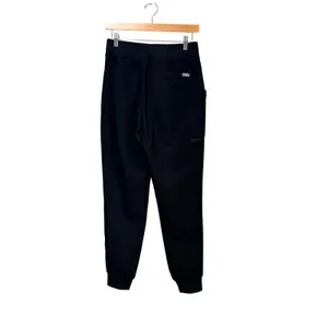 FIGS HW Zamora Jogger Scrub Pants Black High Waisted 1000207 Womens thumbnail 4