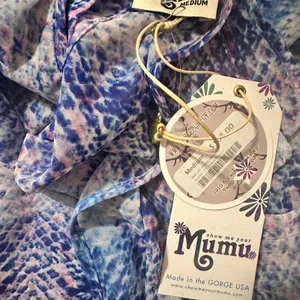 Show Me Your Mumu halter crop top Selena women medium retro eclectic festival thumbnail 5