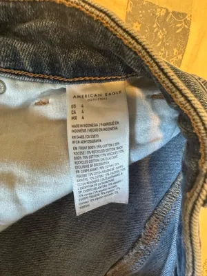 Denim Mom Shorts American Eagle thumbnail 2
