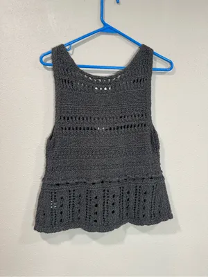 NWT Aerie Crochet Sweater Vest thumbnail 6