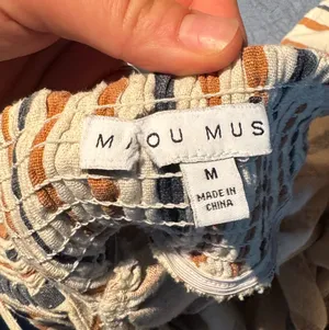 Miou Muse striped top Multiple Size M thumbnail 4