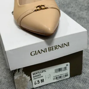 Giani Bernini Size-6.5 M Womens Bentlley Ginger Leather Pointed Toe Flats thumbnail 2