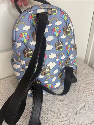 Loungefly x Disney Pixar Up Balloon House Mini Backpack - Blue thumbnail 8