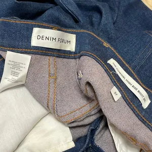 Aritzia Denim Forum Blue Cow Girl High Rise Boot Straight Denim Jean Pants Sz 27 thumbnail 4
