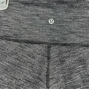 Lululemon Wunder Under Hi-Rise 28” Leggings 6 Variegated Knit Black Luon thumbnail 4