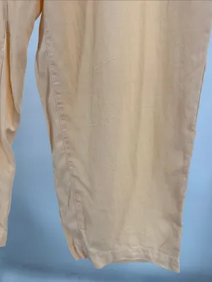 Wonderly Wide Leg Pants XL peach lightweight flowy pull on spring summer beach thumbnail 4