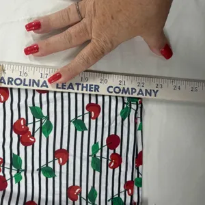 Jockey‎ Womens Pajama Pants Large Cherry Print Striped Wide Leg Sleepwear New thumbnail 3