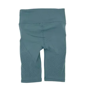 Lululemon Reveal Short Size 4 Digital Rain Tidewater Teal Green Seamless Bike thumbnail 3