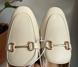 J crew cream slip-on loafer mules 9.5 thumbnail 1
