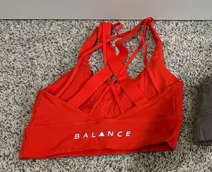 Balance Athletica Red Sports Bra thumbnail 1