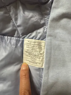 Lululemon Athletica Pastel Light Blue Down For A Run Vest Size 6 thumbnail 5