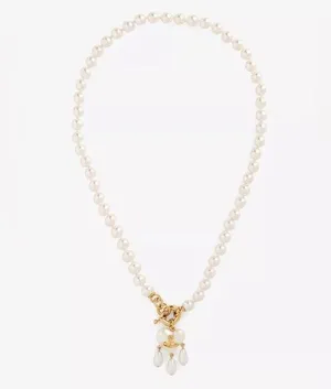 Vivienne Westwood Sheryl Faux-pearl and Brass Necklace thumbnail 1
