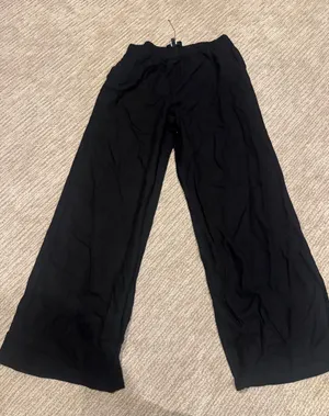 PAIGE Black Wide-Leg Women's Pants thumbnail 1