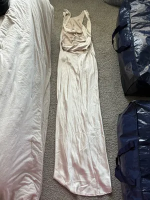 Champagne Hello Molly Maxi Dress Silk thumbnail 3