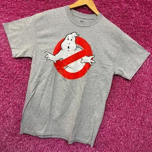 Ghostbusters Who You Gonna Call Classic Movie Logo Tee M thumbnail 3