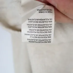 We The Free People Tunic Sweater Womens Medium Beige Stretch Ribbed Round Neck thumbnail 3