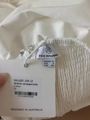New Showpo Khari Midi Dress Linen Look Square A Line Dress Size 8 MSRP $119 thumbnail 4