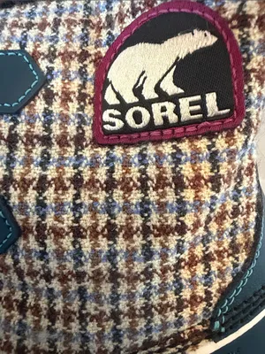 Sorel Tivoli Blue Plaid Waterproof Winter Snow Boots Women’s Size 7 thumbnail 7