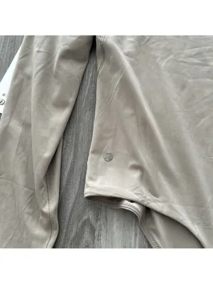 Lululemon Wundermost Ultra-Soft Nulu Square-Neck Long-Sleeve Bodysuit Riverstone thumbnail 6
