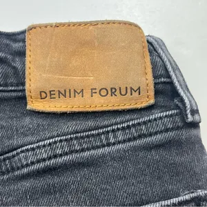 Aritzia Denim Forum Arlo High Rise Straight 28L Womens‎ 26 Waist Faded Black Denim Jean thumbnail 12