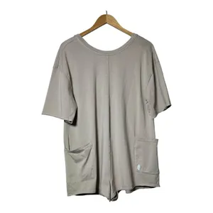 Free People Movement Hot Shot Tan Romper Tee, Small thumbnail 3