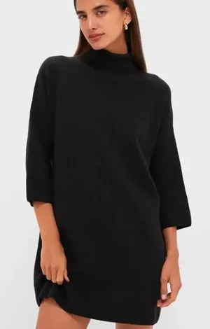 Pomander Place Vivianne sweater dress in black shimmer XL thumbnail 1