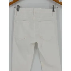 FRAME Le Skinny de Jeanne Crop Jeans Womens Size 26 Blanc White Mid Rise Stretch thumbnail 5