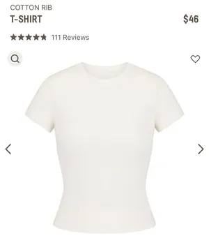 Cotton Rib Tshirt thumbnail 2