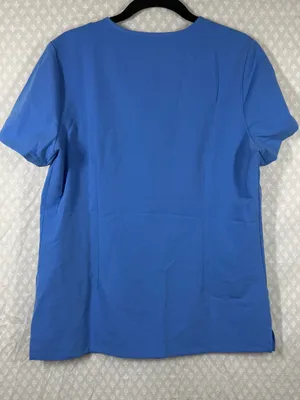 Figs NWT Blue Casma Three Pocket Scrub‎ Top thumbnail 4