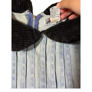 Vintage Fads Denim Cottagecore‎ Maxi Dress Modest Grunge 90s 80s Size 8 thumbnail 11