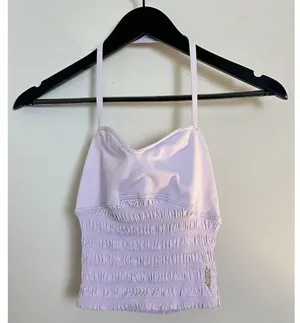 FREE PEOPLE Movement You're A Sweetheart Cami Lavender Shadow Size X-Small/Small thumbnail 4