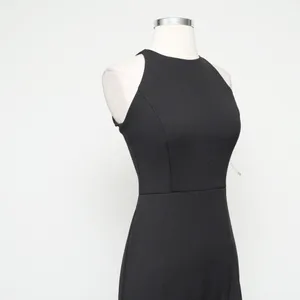 Betsy & Adam. Arielle Scuba Crepe Ruffle‎ Slit Gown. thumbnail 9