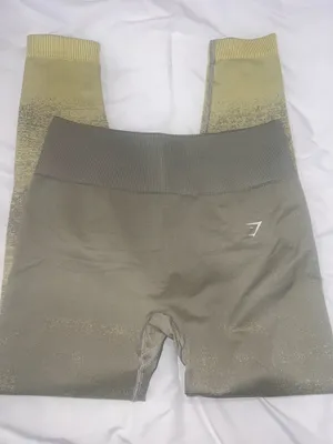 Gymshark Seamless Leggings Camo Green Adapt thumbnail 1
