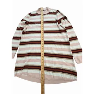 Free People Sweater Dress Women's Size Medium Striped Long Sleeve #U12-1 thumbnail 4
