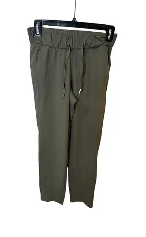 Lululemon 7/8 Pant Olive Green High Rise‎ Jogger Size 2 thumbnail 1