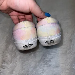 Vans Tie Dye Slip on Shoe size women’s 9 men’s 7.5 Pink Blue and Yellow thumbnail 4