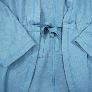The North Face Womens Blue Cardigan Sweater Drawstring Tie Open‎ Front Size M/L thumbnail 3