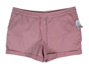 Time and‎ Tru Knit Shorts Women XL 16-18 Pink Relaxed Fit Elastic Waist Cuffed thumbnail 1
