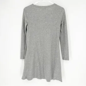 Toad&Co. Long Sleeve Waffle Dress Women's Size XS Gray Outdoor‎ Lifestyle thumbnail 2