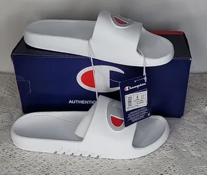 NWT in box Champion white slip on sandals slides size 8 thumbnail 1